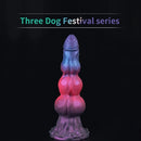 9.84in Knot Design Silicone Soft Big Silicone Large Thick Suction Cup Dildo