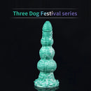 9.84in Knot Design Silicone Soft Big Silicone Large Thick Suction Cup Dildo