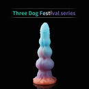 9.84in Knot Design Silicone Soft Big Silicone Large Thick Suction Cup Dildo