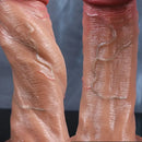 9.84in Realistic Huge Dildo Soft Silicone Sex Toy For Couples Sex