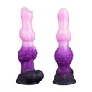 9.84in Silicone Wolf Tooth Monster Dildo Granular Sensation Large Dildo