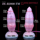 9.84in Squeeze Inflatable Alien Penis Animal Dog Dildo For Intimacy Game