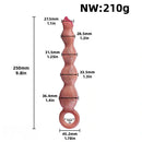 9.8in Big Vibrating Silicone Soft Pulling Beads G Spot Dildo With 3 Motors