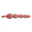 9.8in Big Vibrating Silicone Soft Pulling Beads G Spot Dildo With 3 Motors