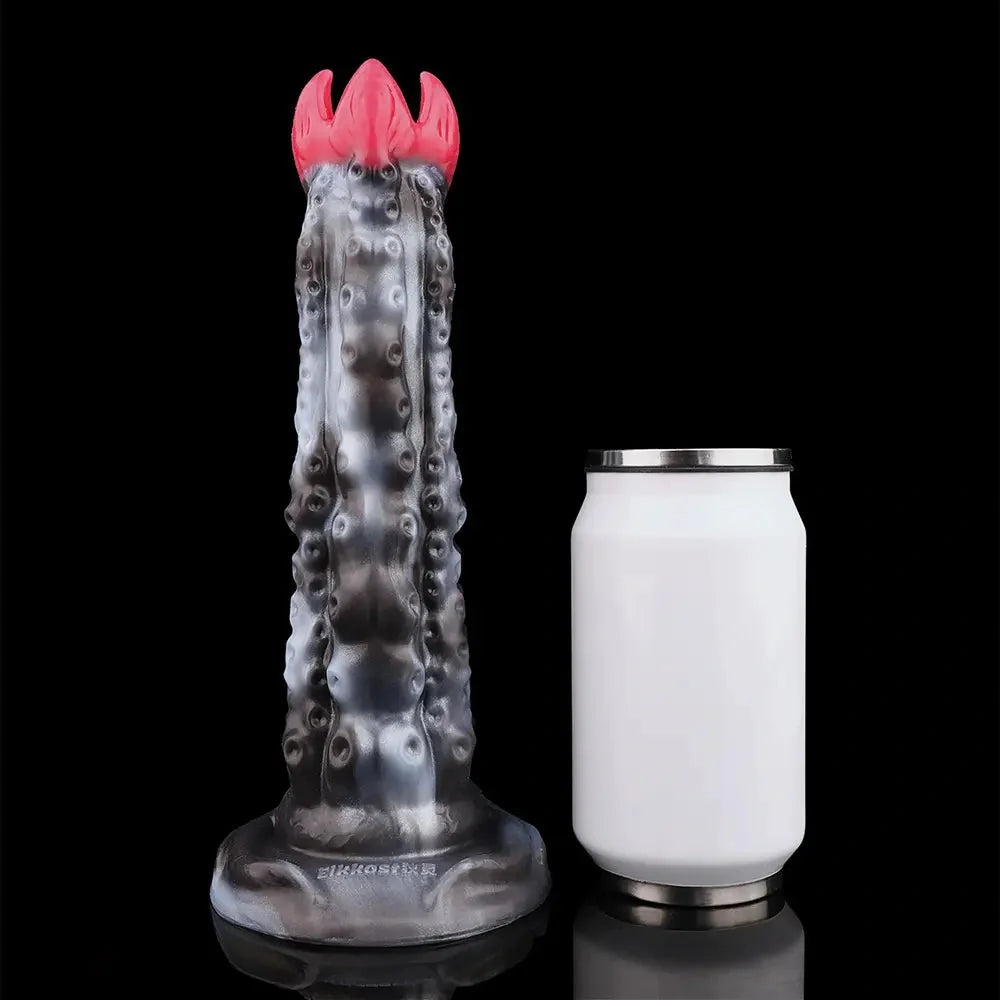 9.92in Tentacle Ovipositor Egg Laying Inflatable Dildo For Adult Masturbation