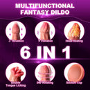 Snake Warrior 9.5in Thrusting Rotation Swinging Dildo Vibrator With Remote