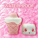 Peachy Bunny Ice Cream Cone Clitoral Suction Heating Vibrator