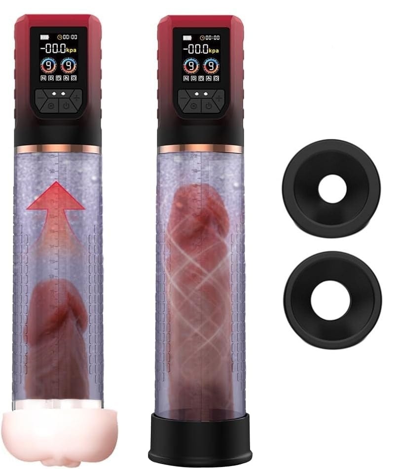 3 In 1 Penis Enlarger Extender Pump Male Masturbator