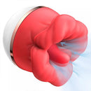 Big-Mouth Tongue Sucking Female Masturbator Massager Rechargeable Vibrator