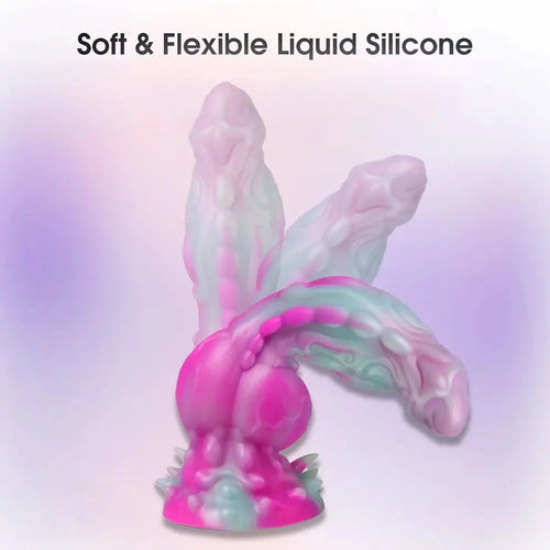 9in Soft Monster Silicone Big Spiked Odd Dildo Prostate Massager For Women