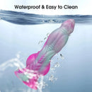 9in Soft Monster Silicone Big Spiked Odd Dildo Prostate Massager For Women