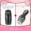 10 Frequency Vibration Male Massage Flip Penis Exercise