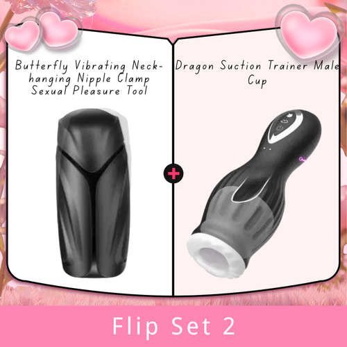 10 Frequency Vibration Male Massage Flip Penis Exercise