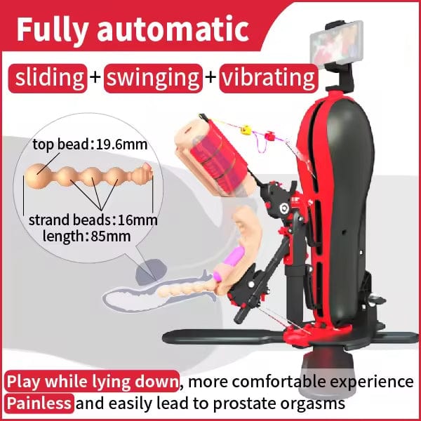 COMFY Automatic Prostate Massage Vibrator Penis Perineum Anal Pleasure Combo