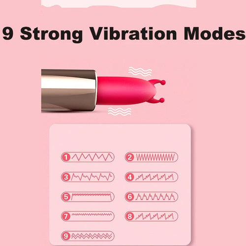 Mini Lipstick Vibrator Secret Bullet Masturbator Nipple Clitoris Stimulator