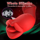 Female Clit Oral Licking Tongue Vibrator Rotating Nipples Stimulator