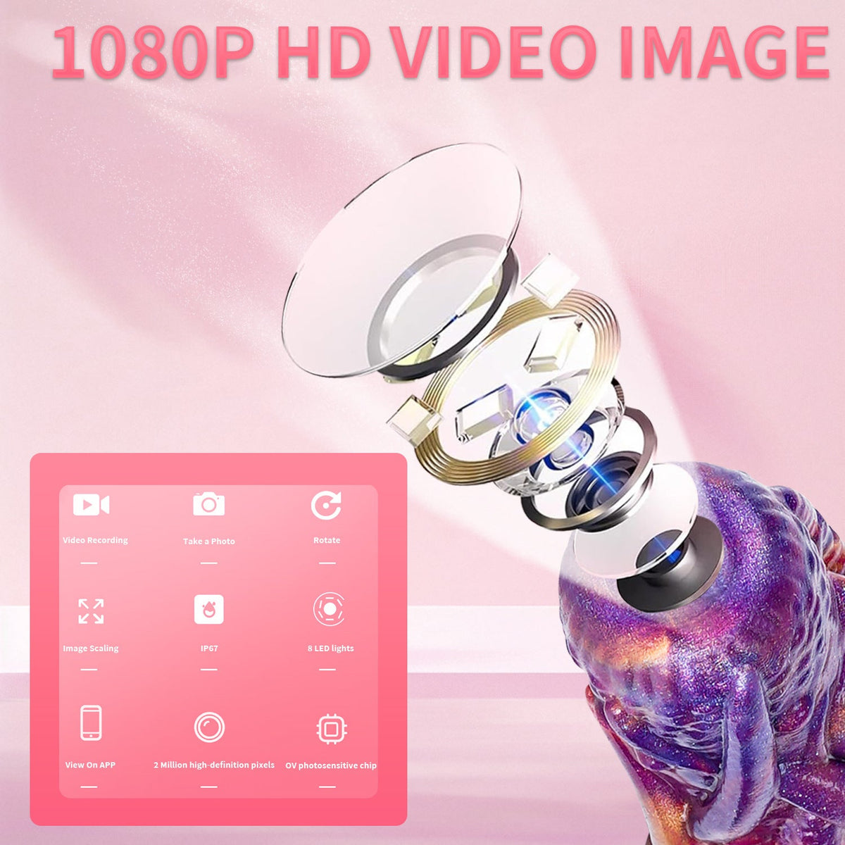Octopus Smart Endoscopic / Squirting Monster Dildo Anal Plug