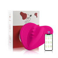 Heart-Shaped Invisible Wireless Remote Control Wearable Vibrator