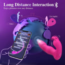 3 In 1 Bunny Wearable Thrusting G Spot Vibrator App Remote Control