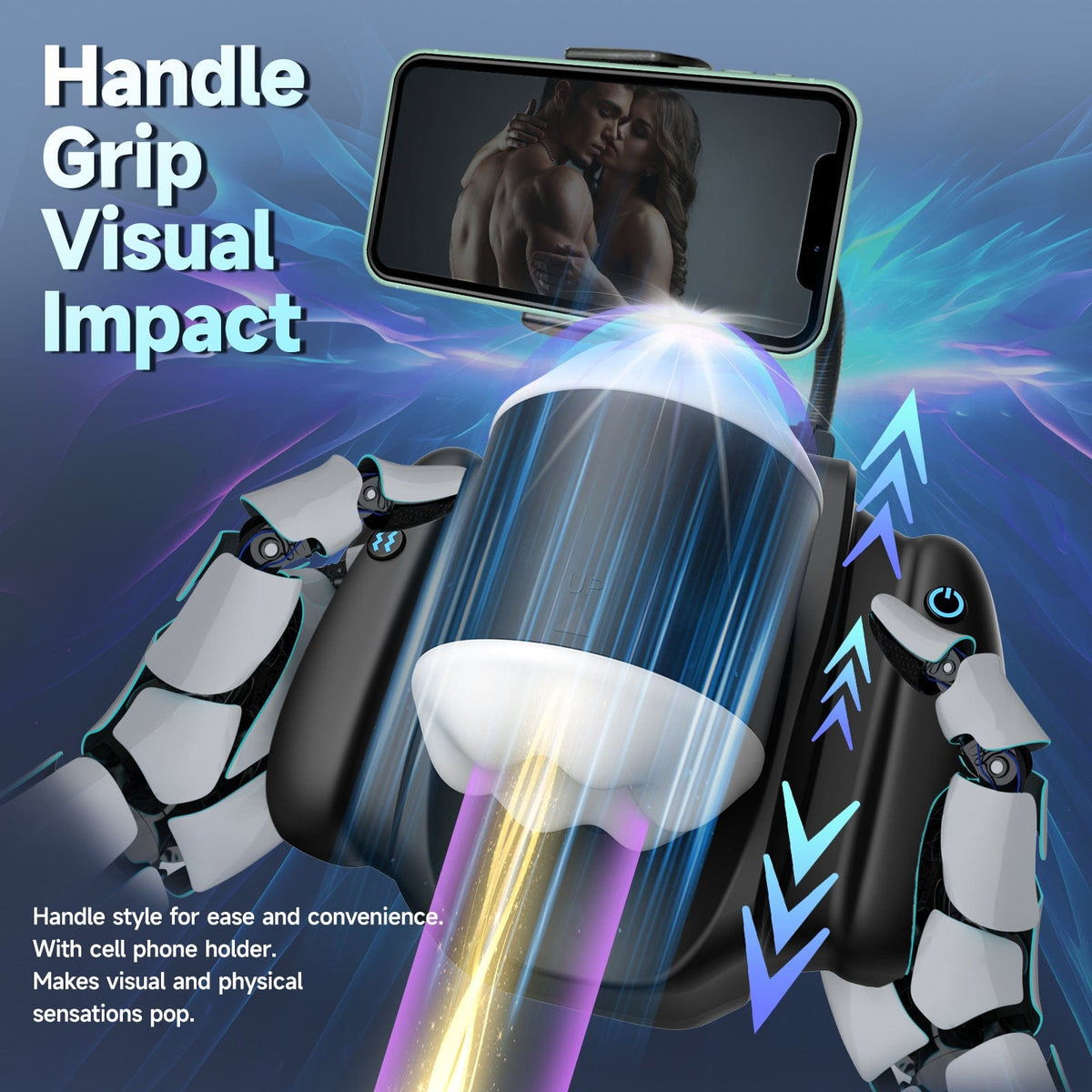 APP Controlled Male Masturbator 10 Vibration Modes 3 Thrusting Speeds  Telescopic