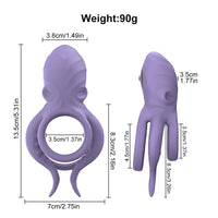 Octopus Lock Delayed Ejaculation Penis Ring Wireless APP