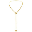 Heart Crystal O-ring Slip Chain