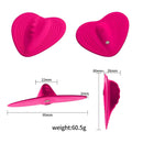 Heart-Shaped Invisible Wireless Remote Control Wearable Vibrator