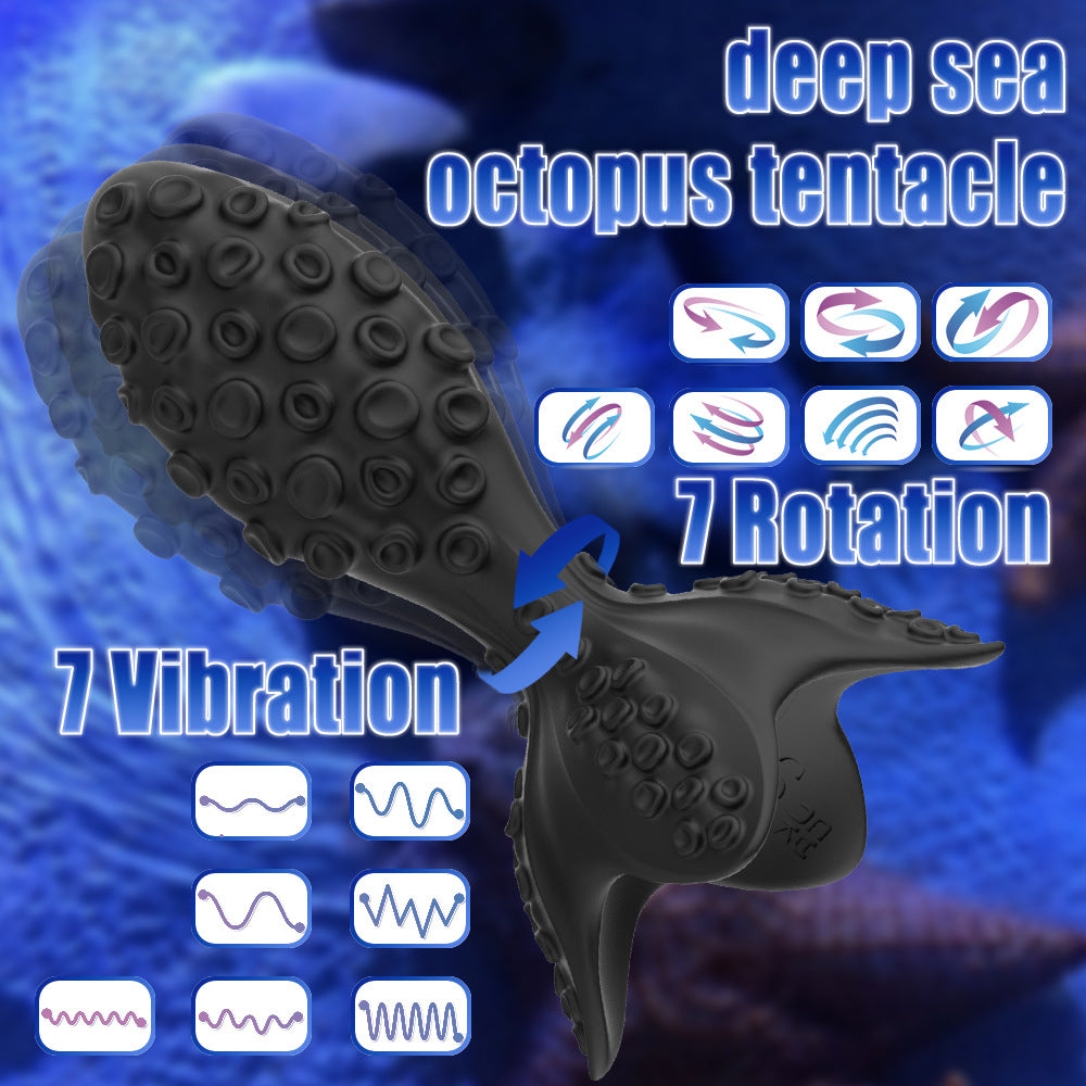 Convex Rotation Vibrating Prostate Butt Plug With Remote Control