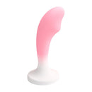 Gradient Pink Silicone Realistic Dildo Anal Plug