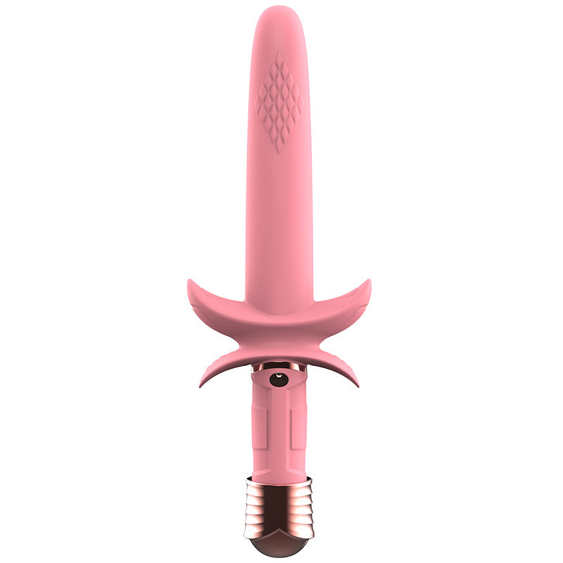 Sword - shaped Vibrating Clitoral G Spot Stimulator