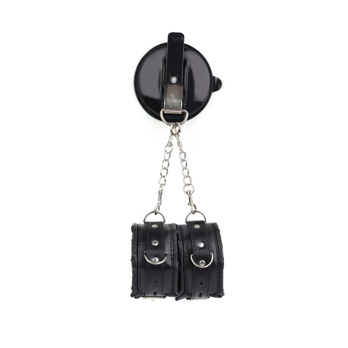 BDSM Suction Cup & Handcuffs Set
