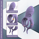 Octopus Lock Delayed Ejaculation Penis Ring Wireless APP