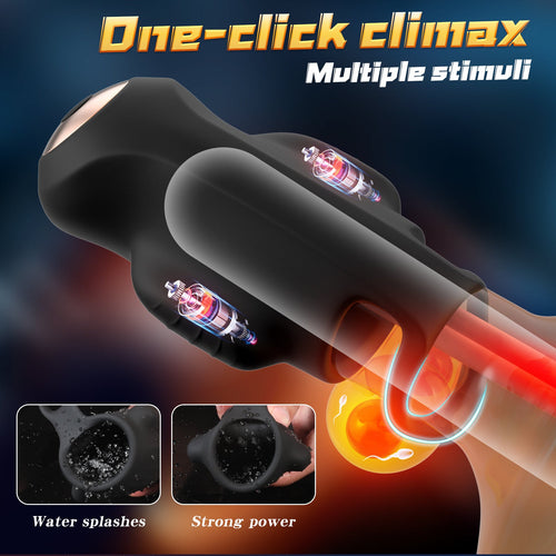 APP Control Male Trainer with Double Vibration & Locking Ring