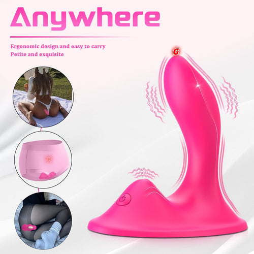 Dual Vibration Cushion Wearable Clitoral G Spot Vibrator