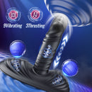 Upgraded Thrusting Sit And Ride Anal G Spot Double Vibrator With Remote