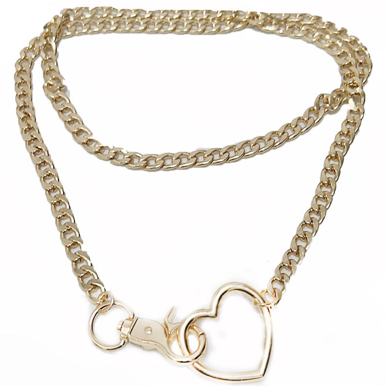 Heart Loop Slip Chain Choker
