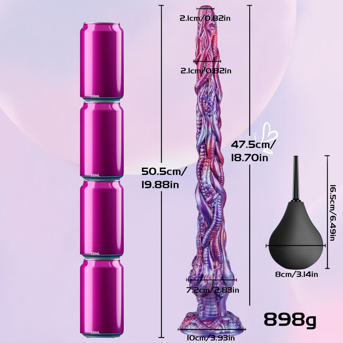 Octopus Smart Endoscopic / Squirting Monster Dildo Anal Plug
