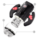 Titanium Warrior Pro Sucking Rotating Thrusting Male Masturbator