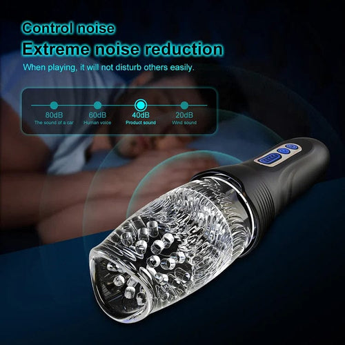 Gawk Gawk 3000 PRO Male Rose Thrusting Rotating And Vibrating Oral Sex Male Masturbator