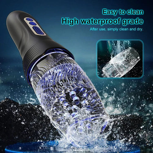 Gawk Gawk 3000 PRO Male Rose Thrusting Rotating And Vibrating Oral Sex Male Masturbator