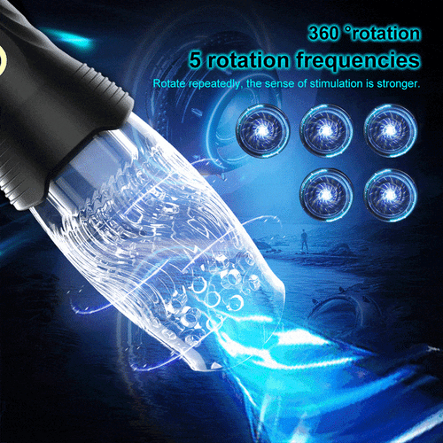 Gawk Gawk 3000 PRO Male Rose Thrusting Rotating And Vibrating Oral Sex Male Masturbator
