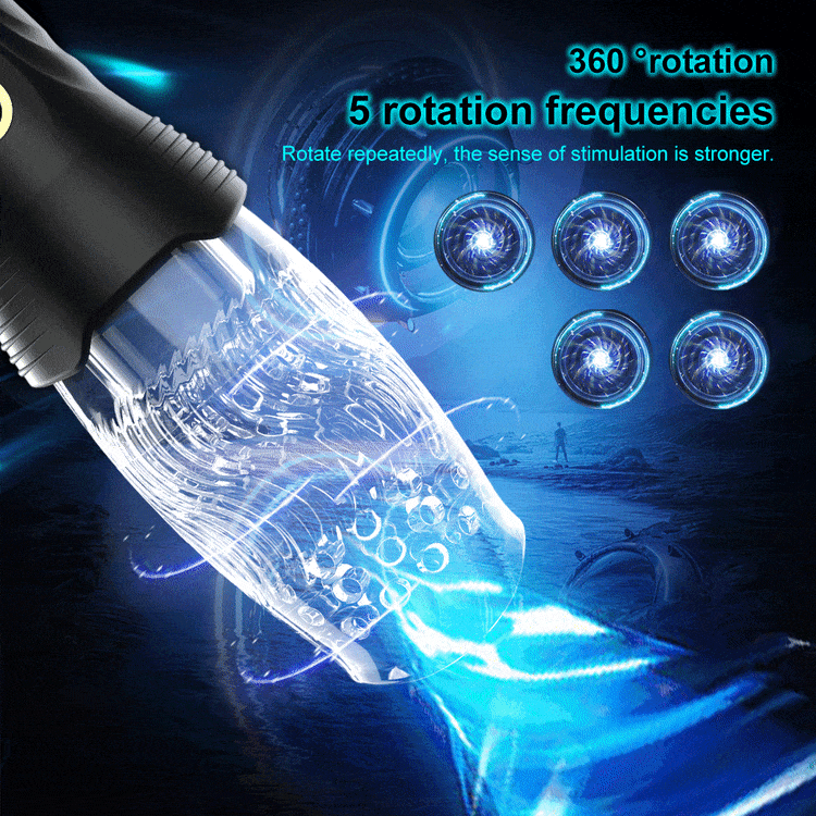 Gawk Gawk 3000 PRO Male Rose Thrusting Rotating And Vibrating Oral Sex Male Masturbator