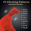 Rabbit Vibrating Cock Ring Adult Sex Toys with Clitoral Vibrator