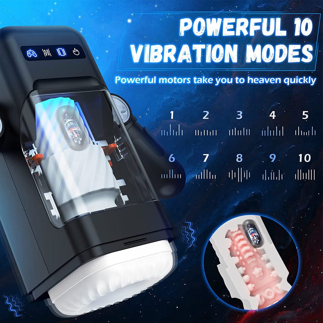 Game Telescopic Vibrating Heating Masturbator