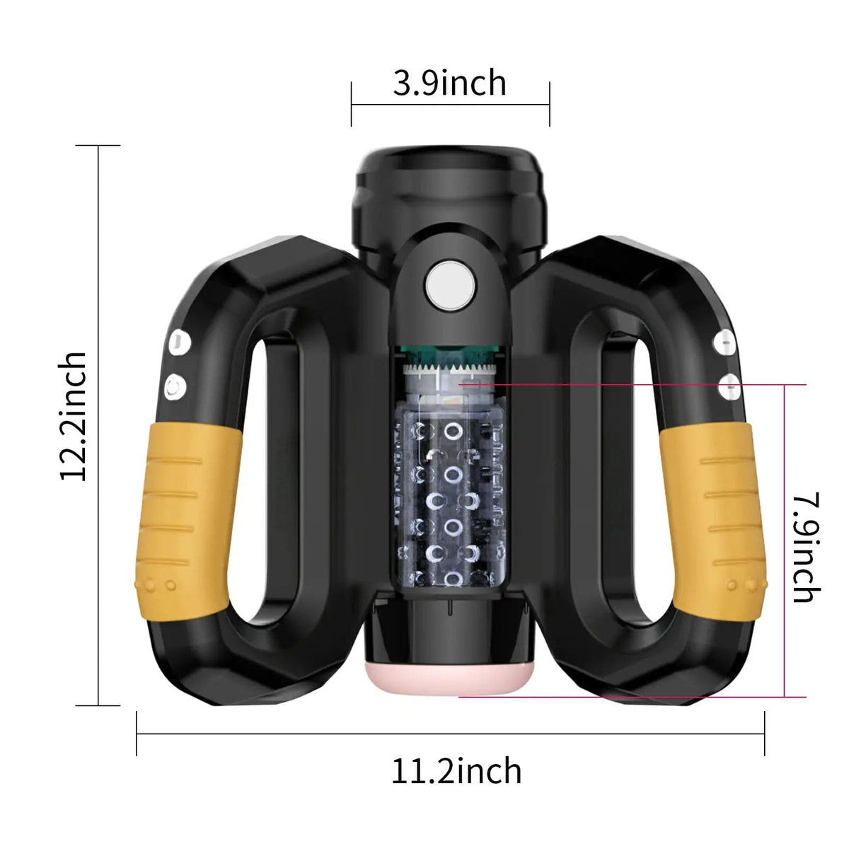 Hercules Grip Telescopic Rotating Male Masturbator