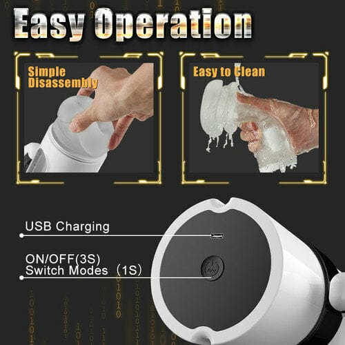 Clare Gamepad Telescopic Vibrating Masturbation Male Masturbator