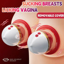 Angel Kiss Mouth Biting Vacuum Suction Breast Massager