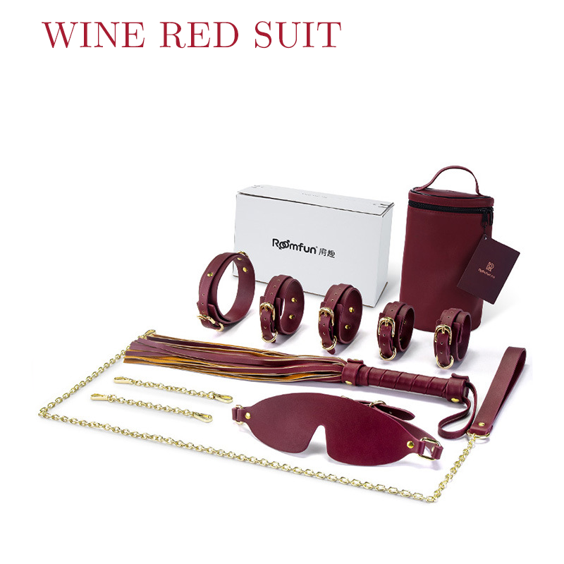 Roomfun SM Premium PU Leather Bondage Set (Gift Box)