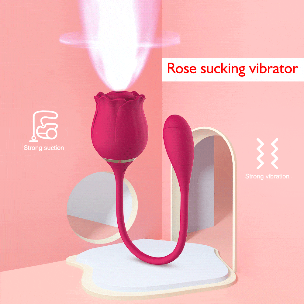 Rose Vibrators Sucker Oral Vagina Sucking Vibrator