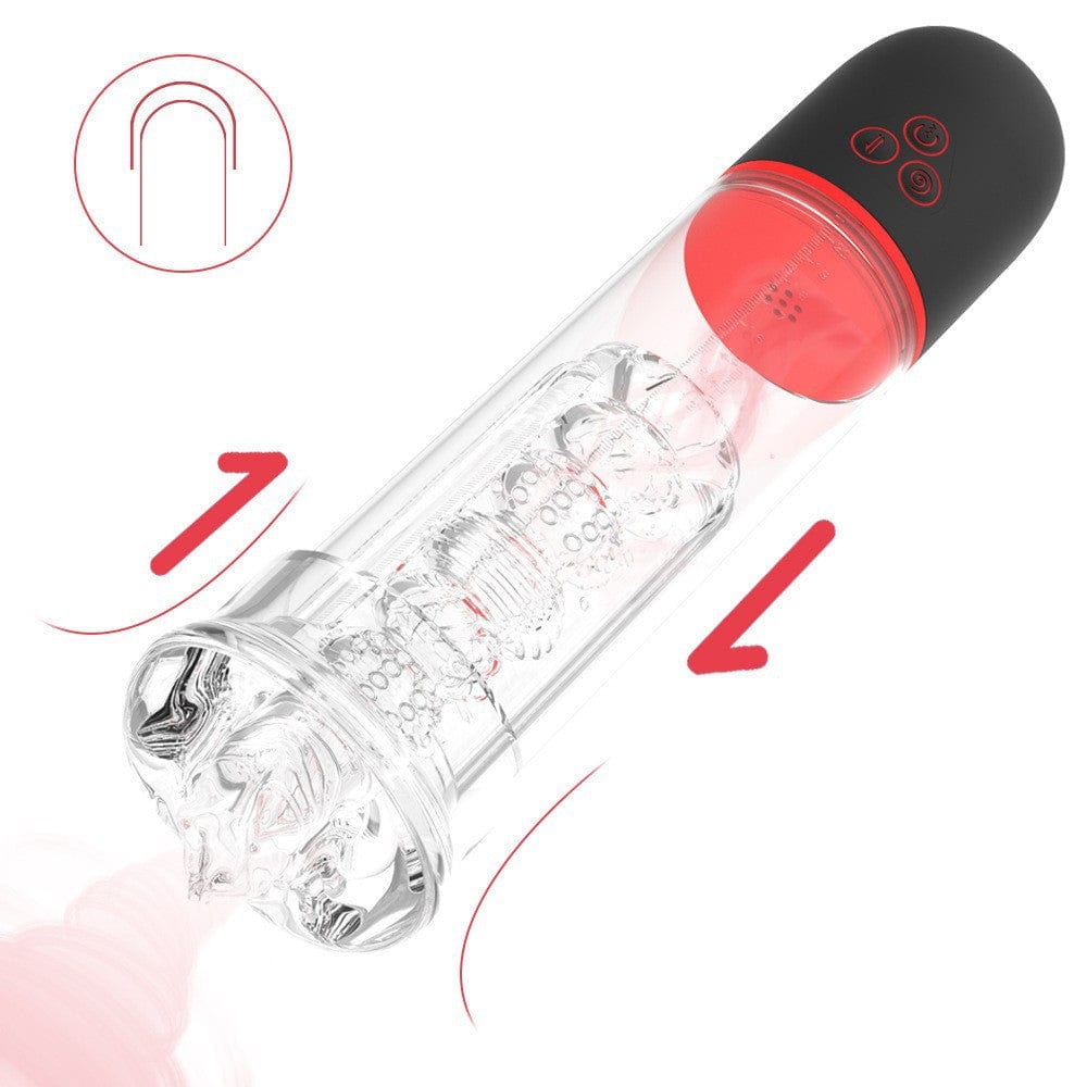 Men's Full Automatic Penis Trainer Intelligent Suction Vacuum Male Masturbator